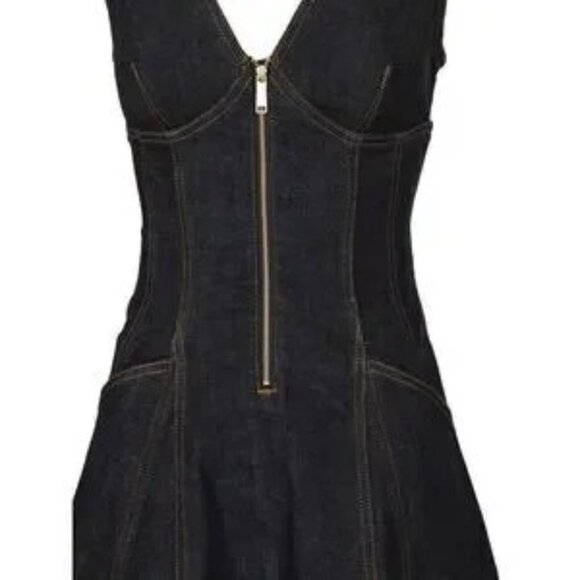 Self-Portrait Women Mini Denim Dress - Picture 5 of 7
